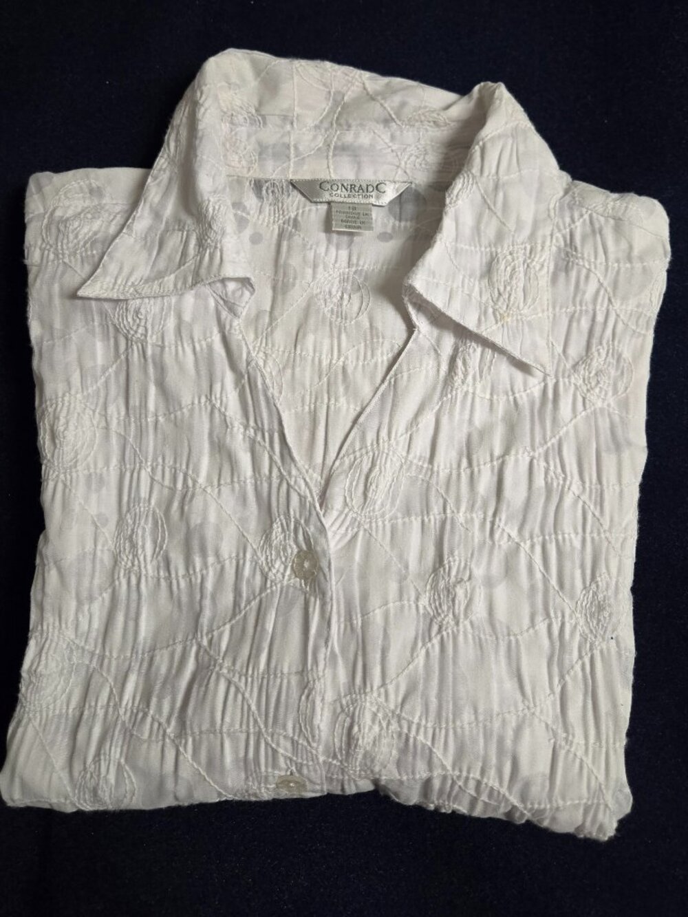 Conrad C Collection Spiral Blouse (23" PTP)